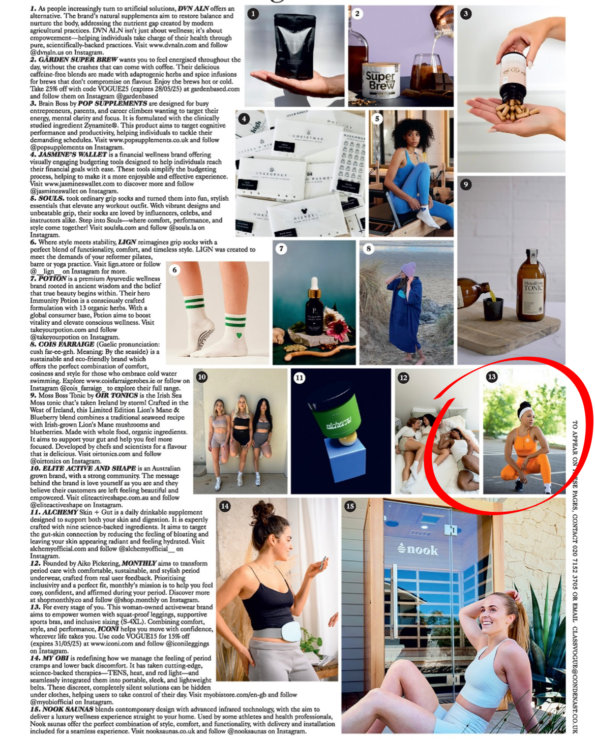 ICONI featured in British Vogue's Spring Wellness Guide