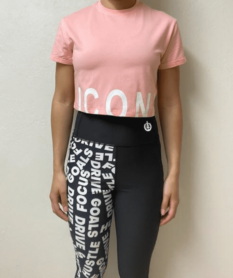 ICONI Crop Top | Pink - ICONI