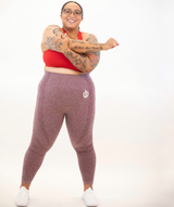 Motivated Maroon Legging