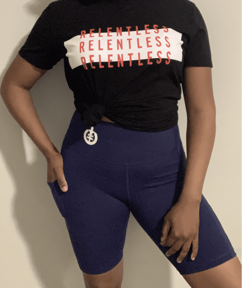 Relentless Biker Short | Blue - ICONI