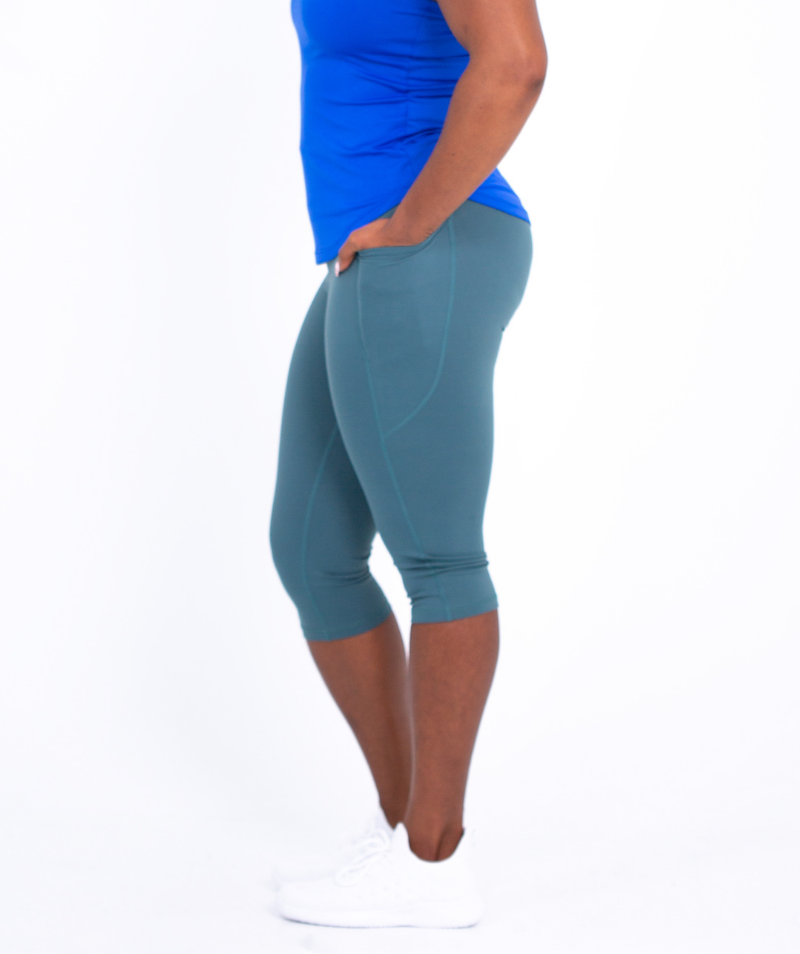 Cropped Pocket Legging | Jade - ICONI