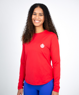 Performance Long Sleeve Shirt | Red - ICONI