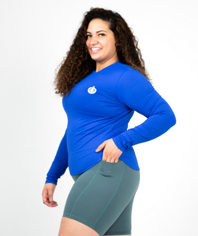 Performance Long Sleeve Shirt | Blue