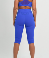 Cropped Pocket Legging | Blue - ICONI