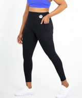 Full Length Pocket Legging | Black - ICONI