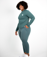 Performance Long Sleeve Shirt | Jade - ICONI