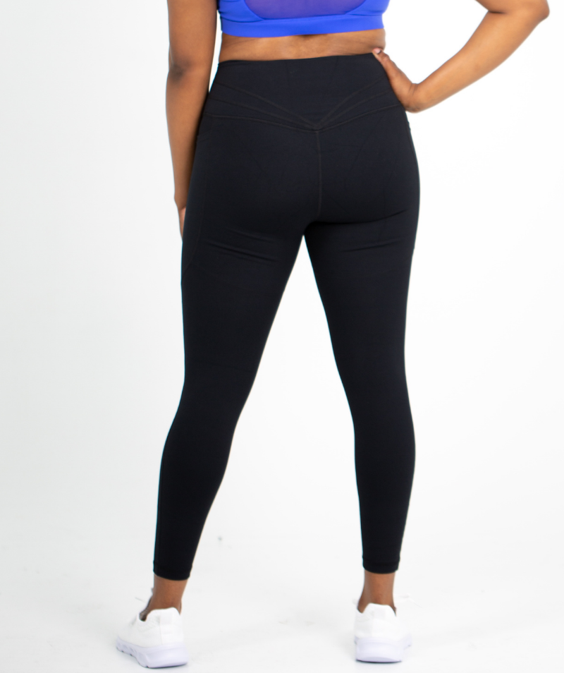 Full Length Pocket Legging | Black - ICONI