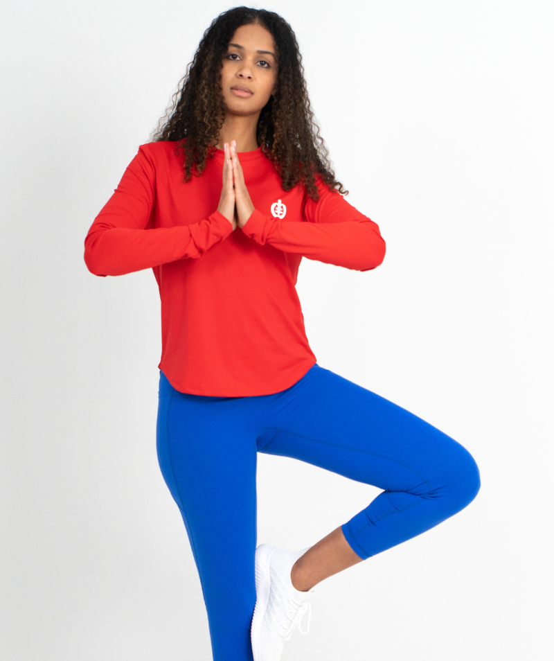 Performance Long Sleeve Shirt | Red - ICONI