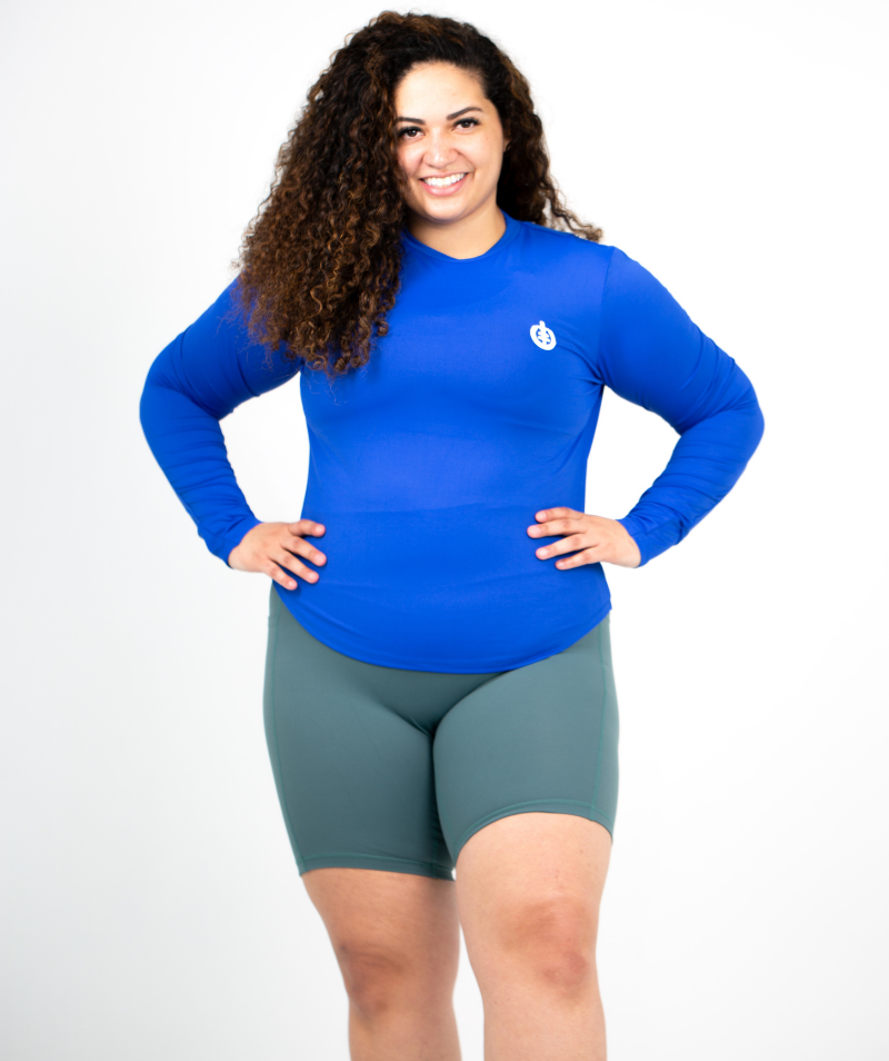 Performance Long Sleeve Shirt | Blue - ICONI