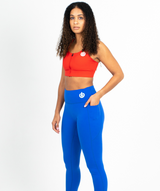 Full Length Pocket Legging | Blue - ICONI