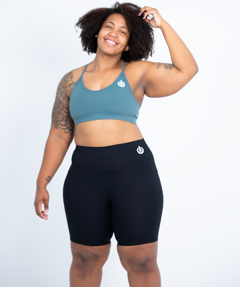 Low Impact V-Neck Sports Bra | Jade - ICONI