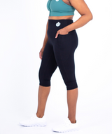 Cropped Pocket Legging | Black - ICONI