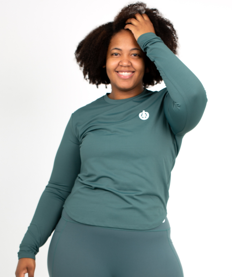 Performance Long Sleeve Shirt | Jade - ICONI