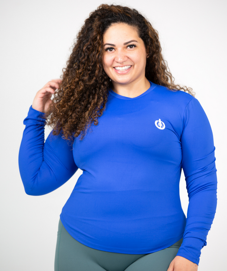 Performance Long Sleeve Shirt | Blue - ICONI