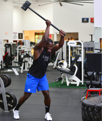 Men's Level Up Muscle Tank | Black