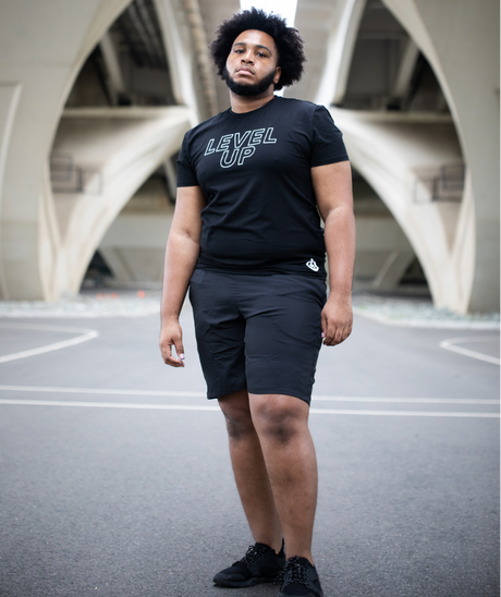 Men's Level Up Tee | Black - ICONI