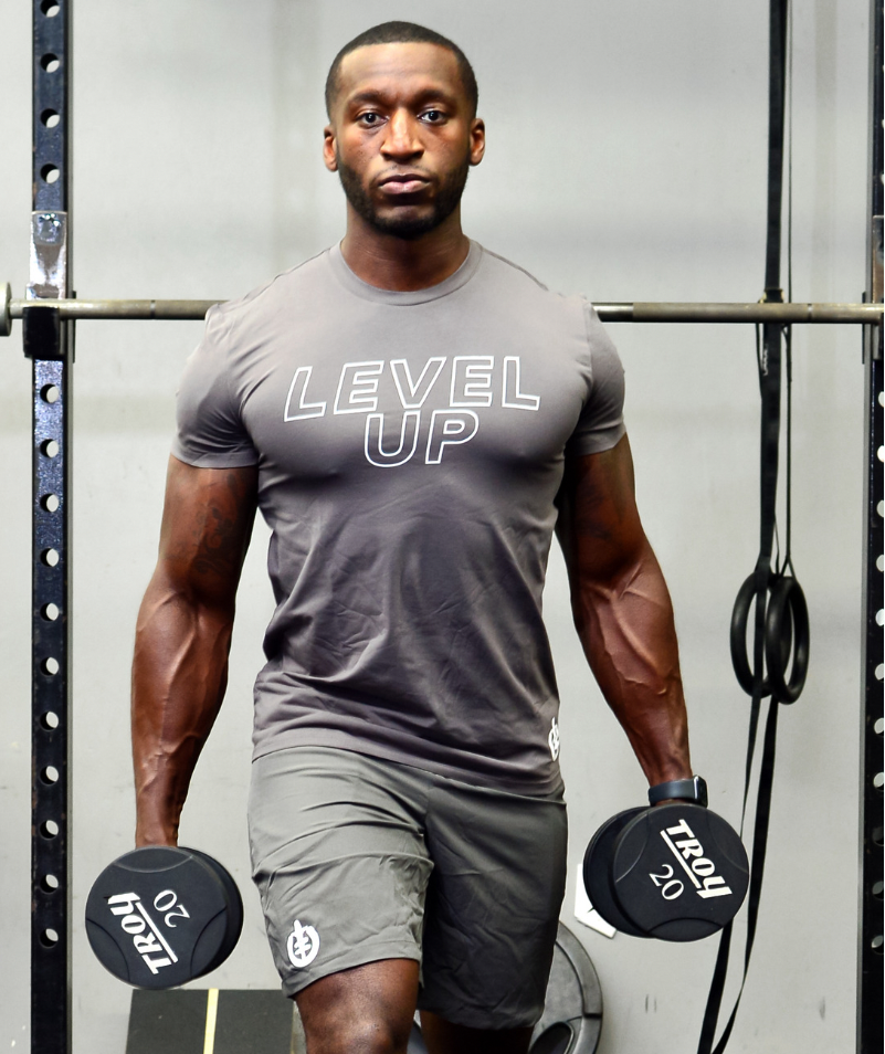 Men's Level Up Tee | Gray - ICONI