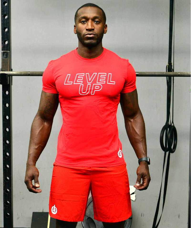 Men's Level Up Tee | Red - ICONI
