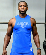 Men's Level Up Tank Top | Blue - ICONI