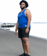 Men's Level Up Muscle Tank | Blue - ICONI