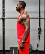 Men's Level Up Muscle Tank | Red - ICONI