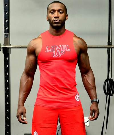 Men's Level Up Tank Top | Red