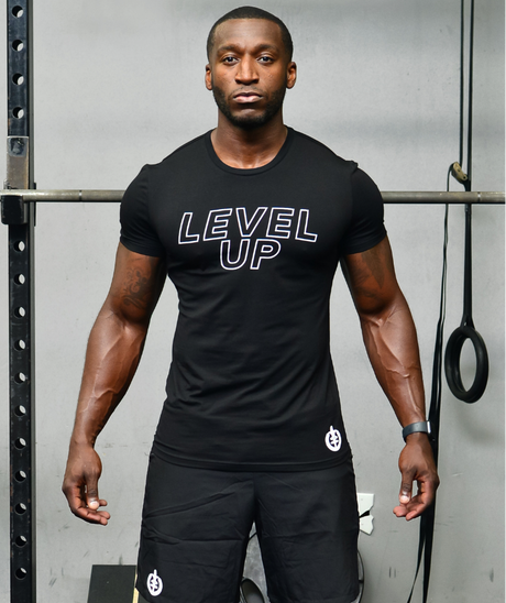 Men's Level Up Tee | Black - ICONI